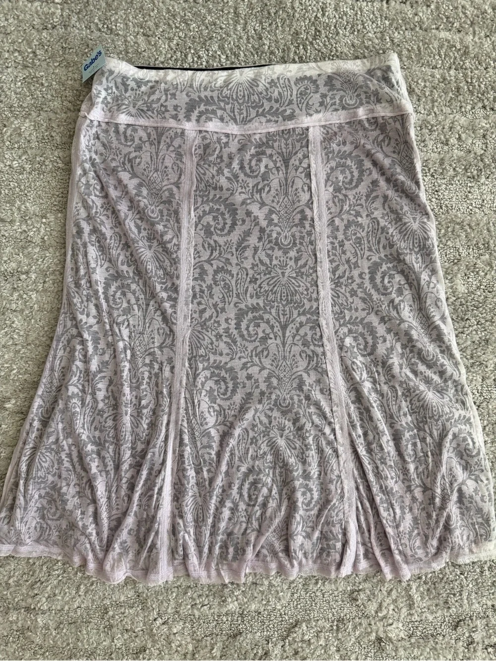 NWT Vintage Nally & Millie USA Size Large Low Rise Y2K Midi Skirt